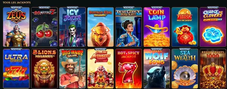 Jackpots, multiplicateurs et tours bonus intégrés à certaines machines Talismania
