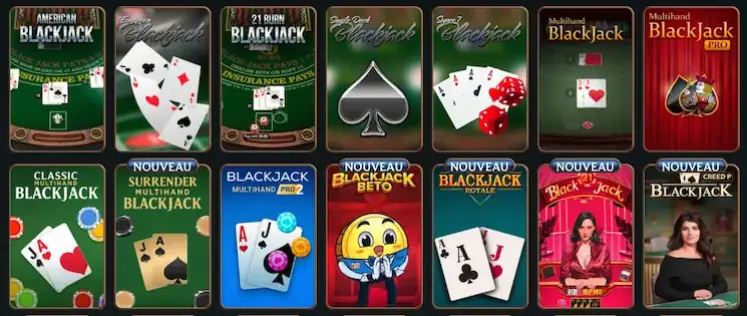 Règles de base et décisions possibles au blackjack
