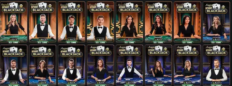 Étapes d’une partie Talismania retransmise depuis une table avec croupier